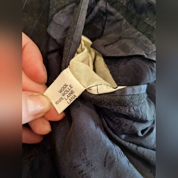 Brioni double breasted black and blue striped wool jacket size 39/49 - Picture 9 of 12